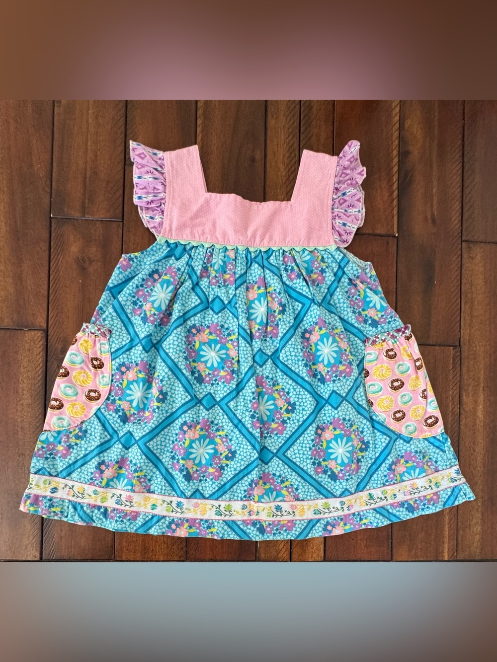 Matilda Jane Platinum Cruller Shabby Top size 6
